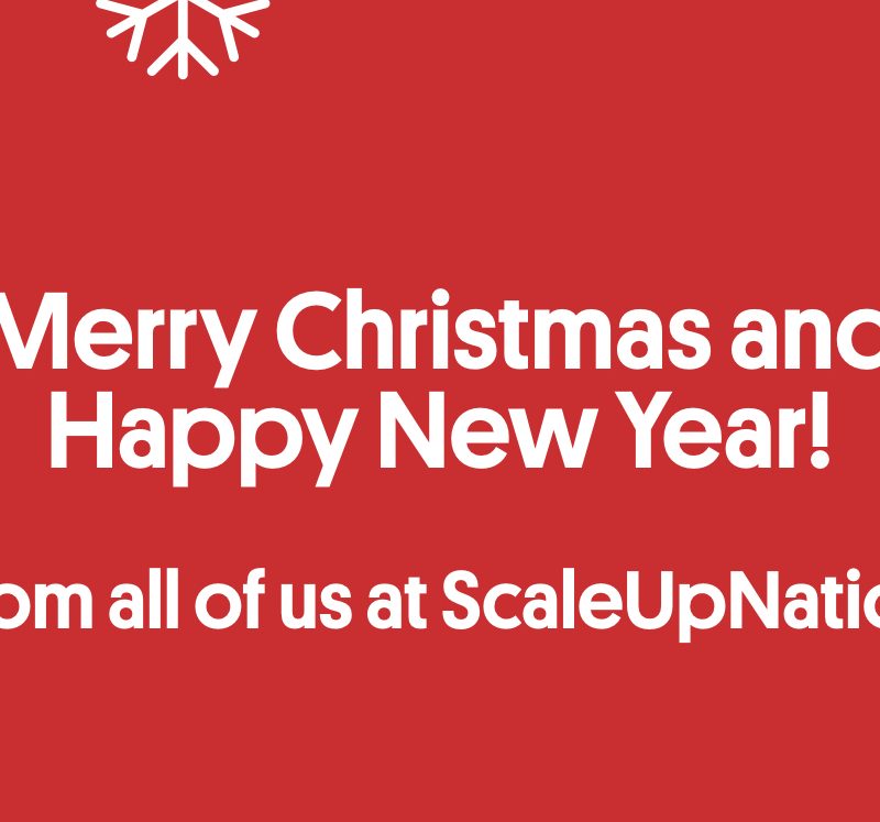 merry christmas and happy new year from everyone at scaleupnation